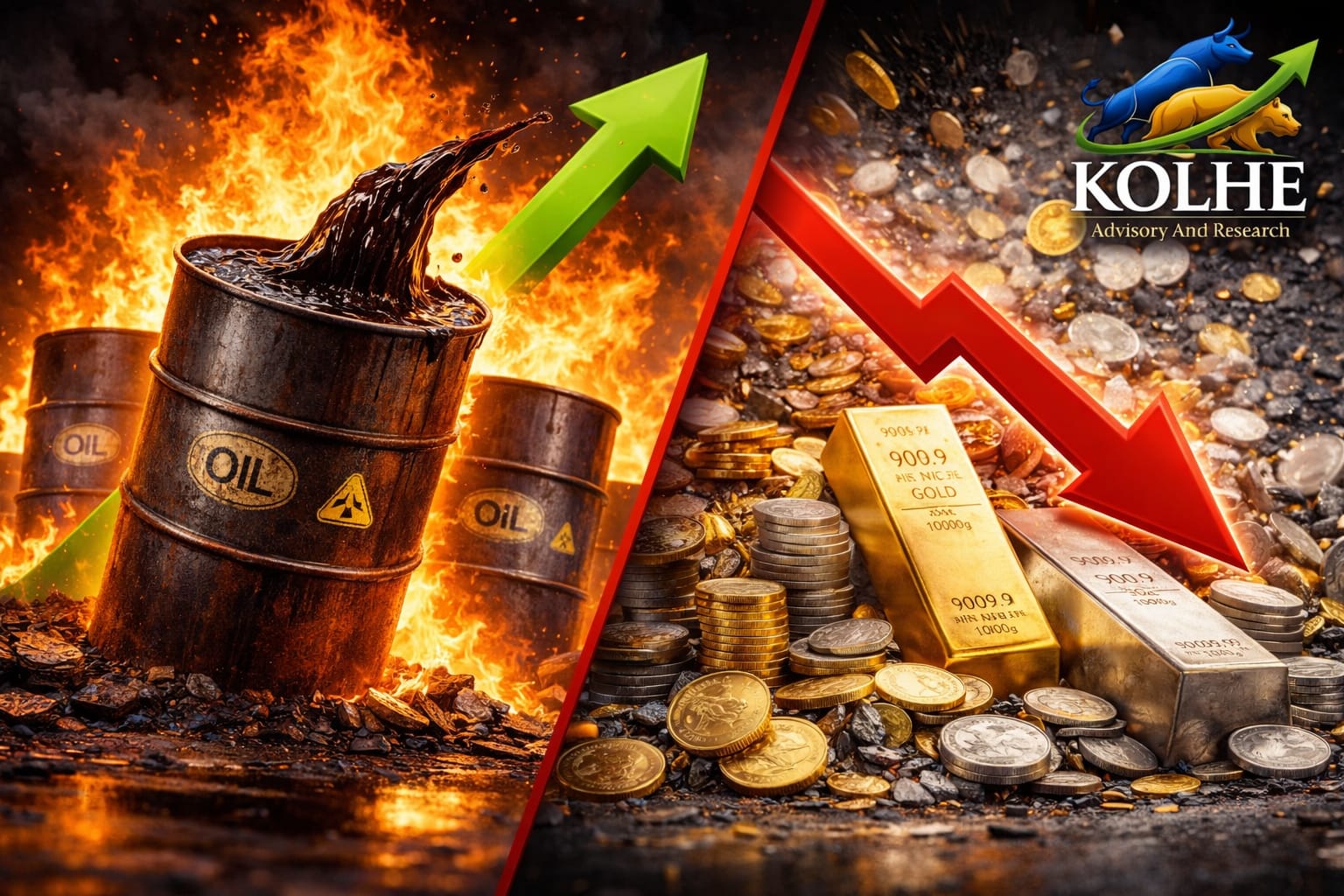 🛢️🔥 तेल की आग में पिघलेगा सोना-चांदी? जानिए सच!